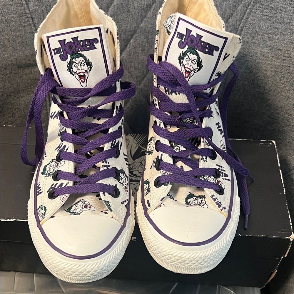 Converse DC Comics Black and White Sneakers